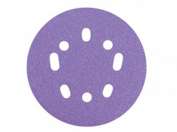 Trend Aluminium Oxide Orbital Sanding Disc 125mm x 180G (Pack 50)